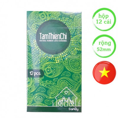 Bao cao su Tâm Thiện Chí gia đình (Family) hộp 12 cái