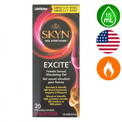 Gel bôi trơn kích thích tăng hưng phấn cho nữ SKYN® EXCITE của Mỹ chai 15ml