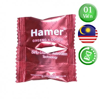 Kẹo Hamer - tăng cường sinh lực phái mạnh - Hamer Candy Ginseng Coffee 4.3g - Malaysia