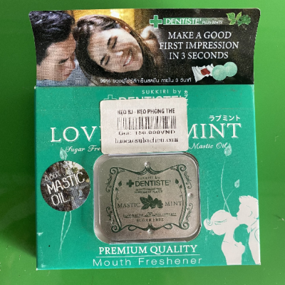 Kẹo phòng the Love Mint (kẹo BJ cực đỉnh) hộp 20v mát lạnh bạc hà