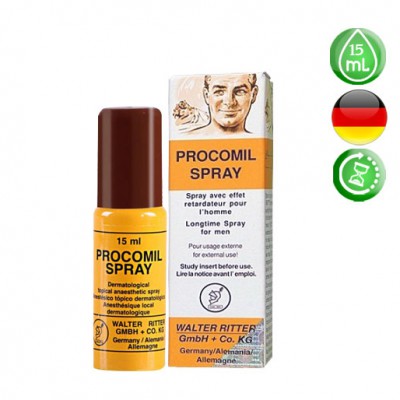 Chai xịt Procomil 15ml Xịt chống xuất tinh sớm hiệu quả của Đức