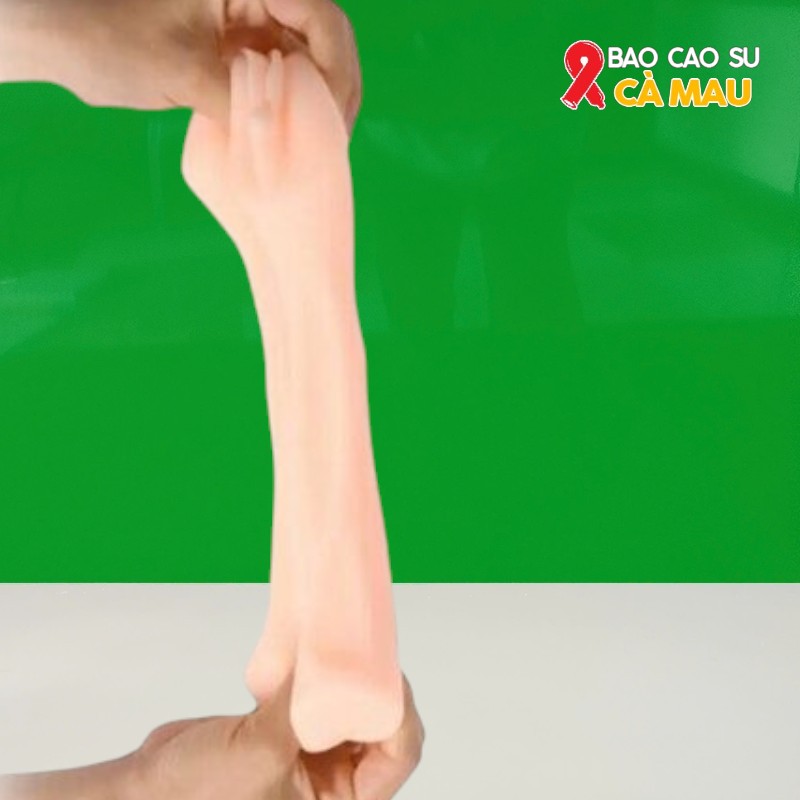 Âm Đạo Giả Cầm Tay 2 Đầu – Hình Miệng Và Âm Đạo Silicone Siêu Mềm, Co Giãn Tốt Tại Bao Cao Su Cà Mau