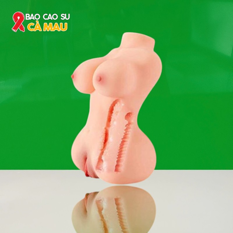 Âm Đạo Giả Cầm Tay Bán Thân Silicone Cao Cấp Mềm Mịn Chính Hãng Tại Bao Cao Su Cà Mau – Trải Nghiệm Chân Thực Đỉnh Cao