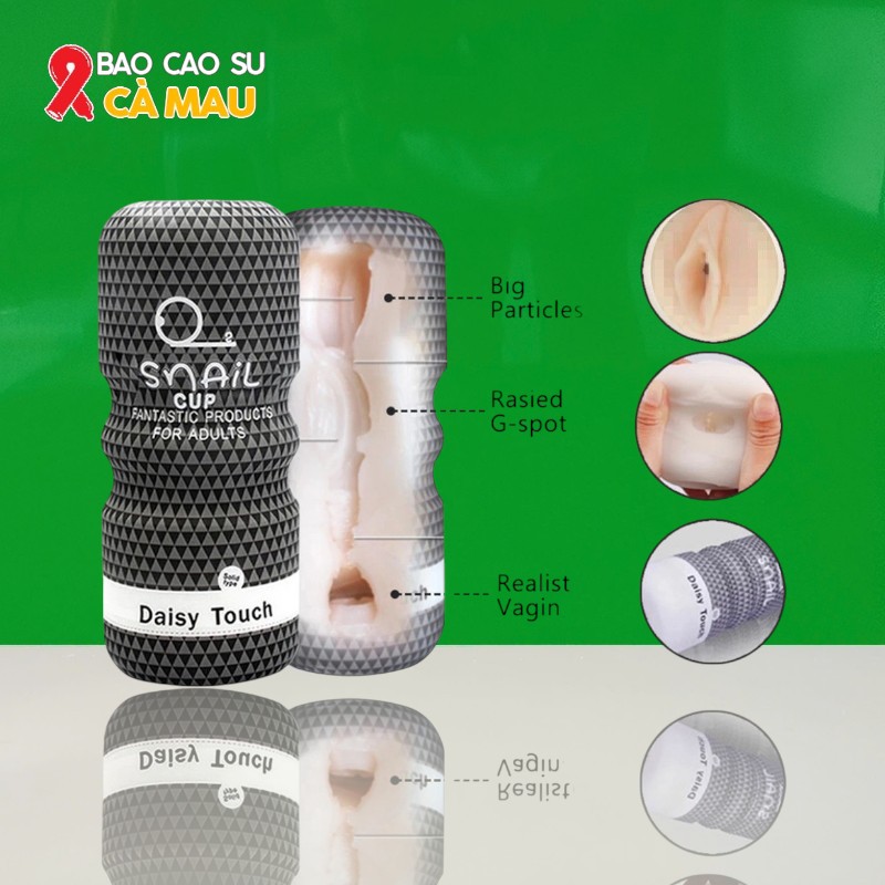 Cốc Thủ Dâm Hình Miệng – Q Snail Golden Star Chính Hãng Tại Bao Cao Su Cà Mau