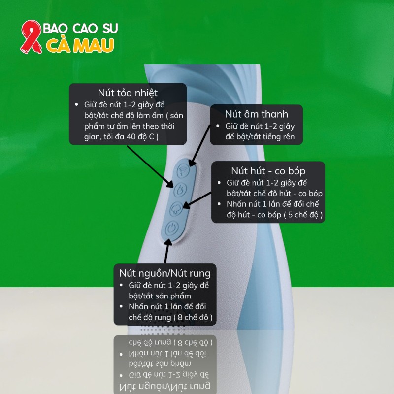 Máy Tự Sướng Cho Nam Co Bóp Bú Mút Tự Động - Sưởi Ấm, Rên Chân Thật Tại Bao Cao Su Cà Mau