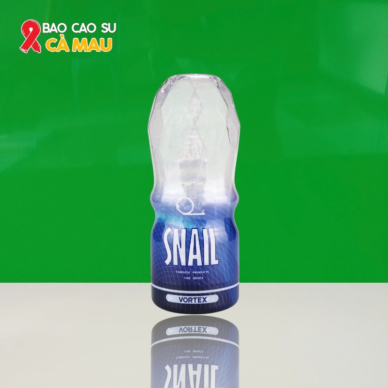 Snail Cup Xanh – Cốc Tự Sướng Cầm Tay Trong Suốt Cho Nam Tại Bao Cao Su Cà Mau