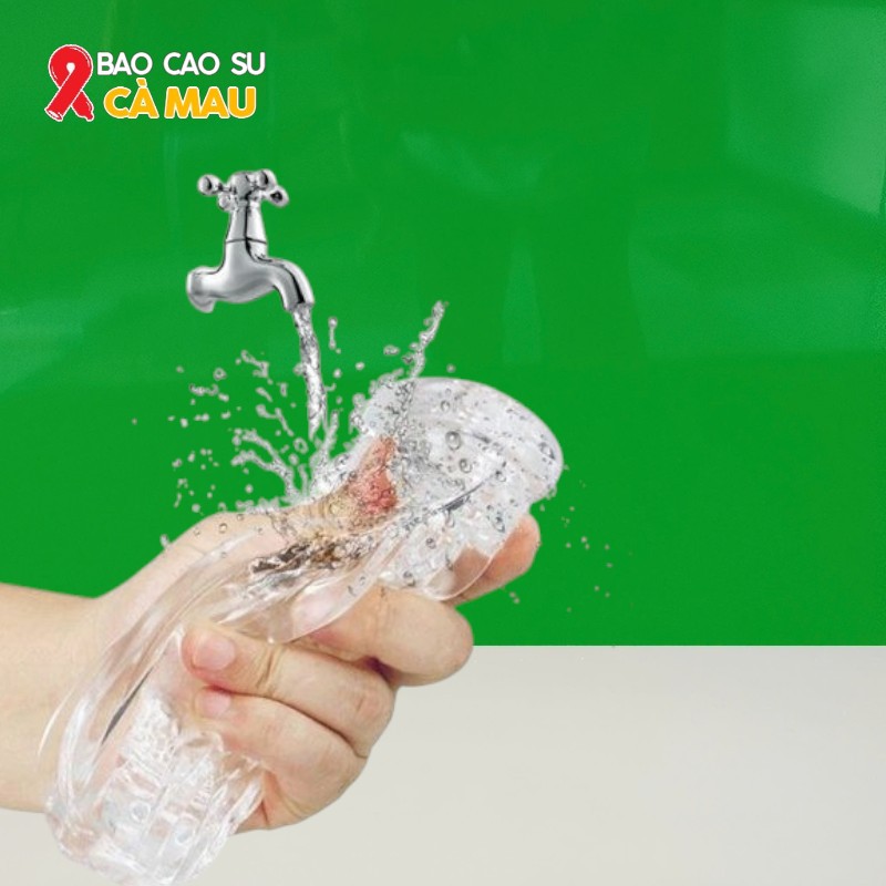 Snail Cup Xanh – Cốc Tự Sướng Cầm Tay Trong Suốt Cho Nam Tại Bao Cao Su Cà Mau