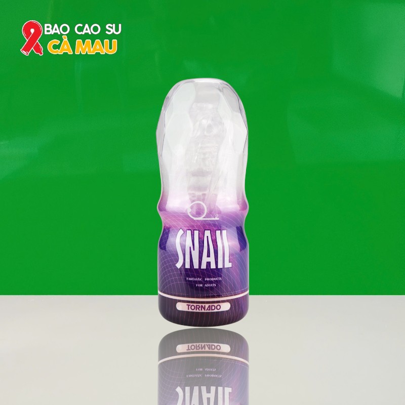 Snail Cup Tím - Cốc Tự Sướng Cầm Tay Cho Nam Tại Bao Cao Su Cà Mau