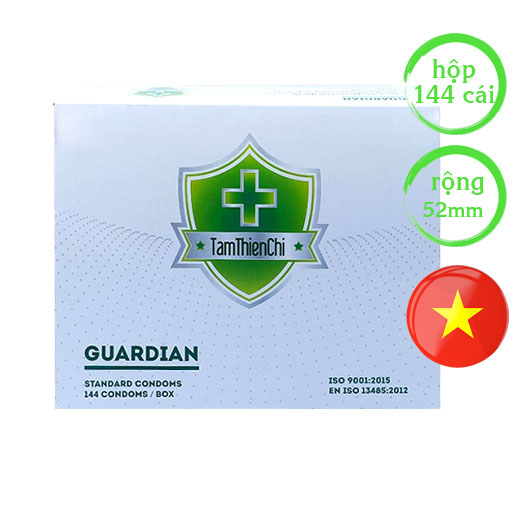 Bao cao su gia đình Guardian hộp 144 cái - Bến Tre