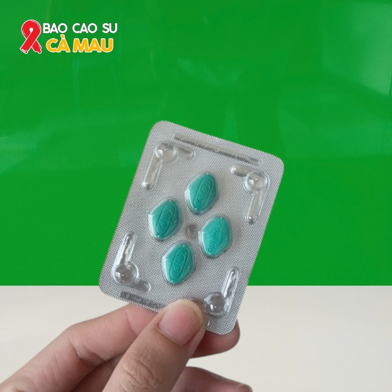 Kamagra 100mg Cường Dương Của Ấn Độ Hộp 4 Viên | Tại Bao Cao Su Cà Mau
