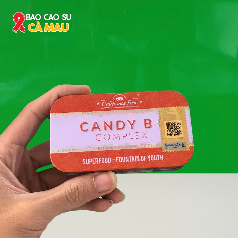 Kẹo Sâm Candy B+ Complex Của Mỹ – Cải Thiện Sinh Lý Nam Tại Bao Cao Su Cà Mau