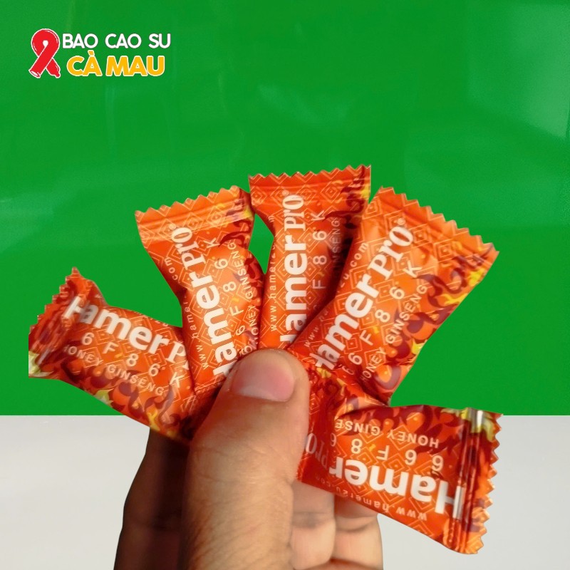 Kẹo Sâm Hamer Pro Vị Mật Ong 66F86K Honey Ginseng Hỗ Trợ Sinh Lý Nam Tại Cà Mau