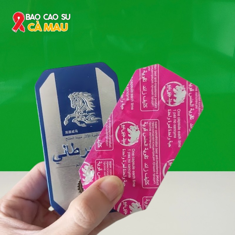 Ngựa Thái Xanh Chính Hãng 7000mg Hộp 10 Viên – Tăng Sinh Lý Nam | Tại Bao Cao Su Cà Mau