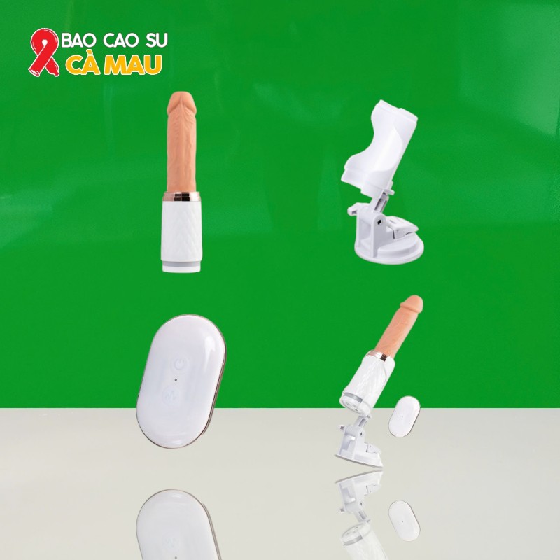 Dương Vật Giả Diamond Hít Tường Rung Thụt Phát Nhiệt – Điều Khiển Từ Xa Tại Bao Cao Su Cà Mau