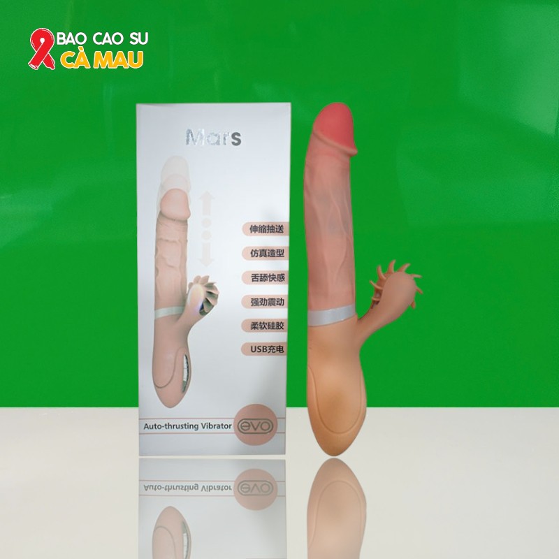Dương Vật Giả Evo Mars Cao Cấp – Rung Thụt Xoay Liếm – Sưởi Ấm Chính Hãng Tại Bao Cao Su Cà Mau