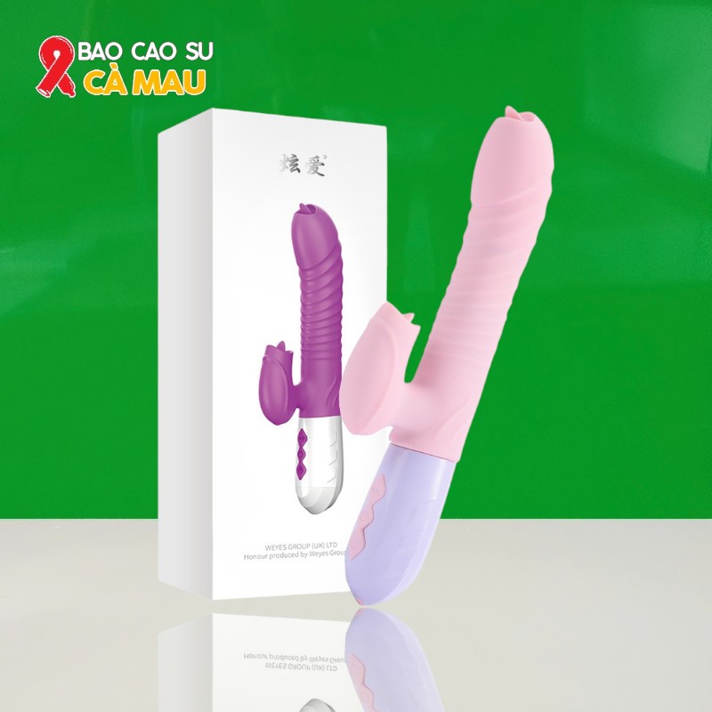 Dương Vật Giả FOX – Rung Liếm Thụt – Phát Nhiệt Ấm Nóng Cao Cấp Tại Bao Cao Su Cà Mau