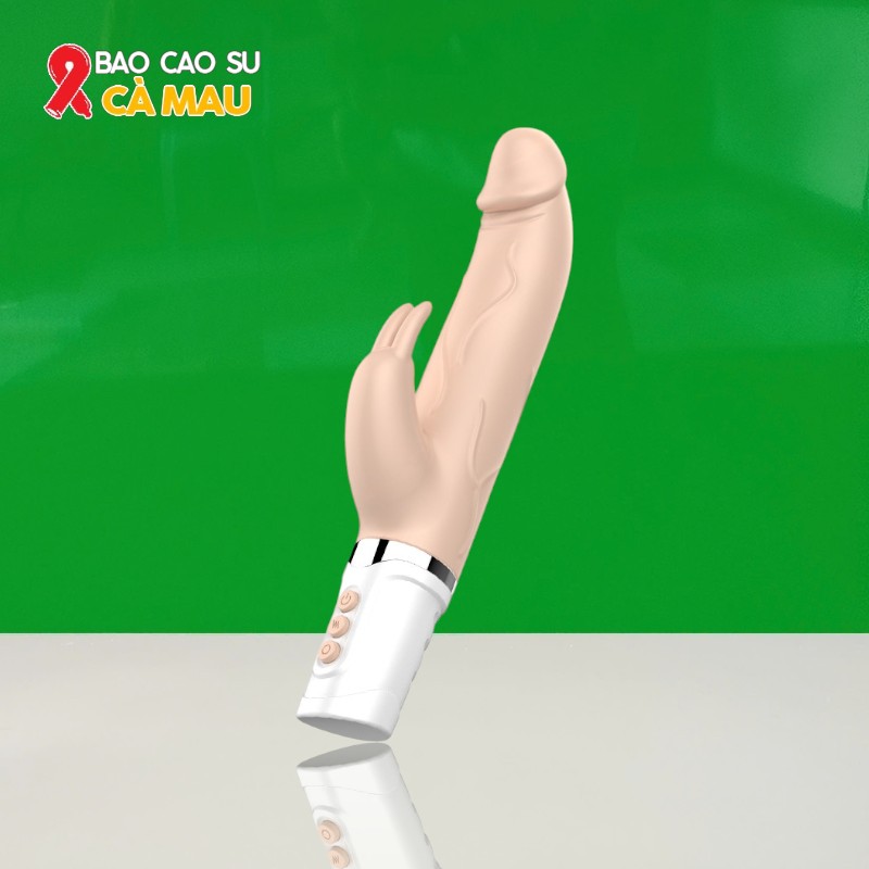 Dương Vật Giả Xoay Bi Rung Thụt Sưởi Ấm 45°C Chính Hãng Tại Bao Cao Su Cà Mau