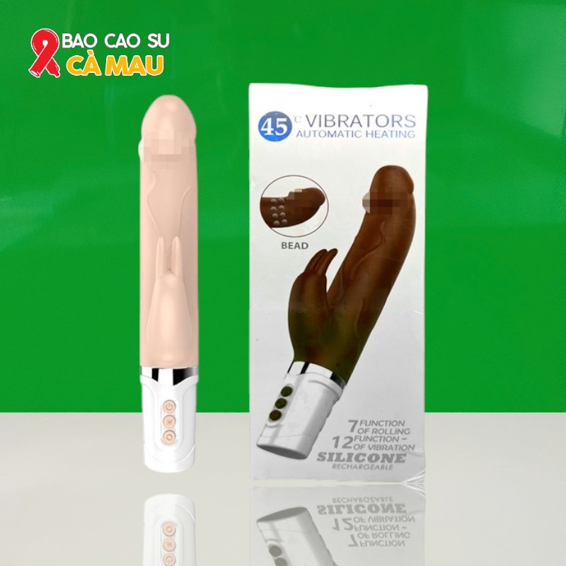 Dương Vật Giả Xoay Bi Rung Thụt Sưởi Ấm 45°C Chính Hãng Tại Bao Cao Su Cà Mau
