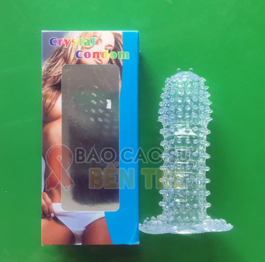 Đôn dên Crystal siêu gai có râu cực mềm tăng khoái cảm