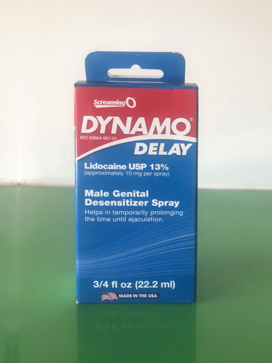 Chai xịt kéo dài thời gian Dynamo Delay 22,2ml của Mỹ 13% Lidocaine