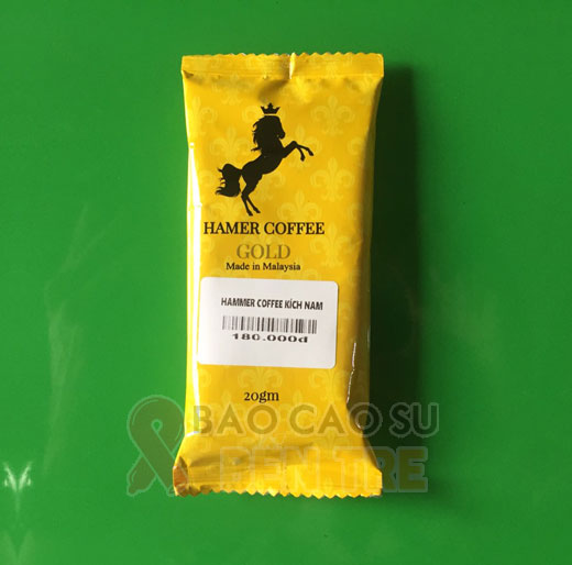 Hamer Coffee Gold 20mg - Hamer Cà phê tăng cường sinh lý Nam