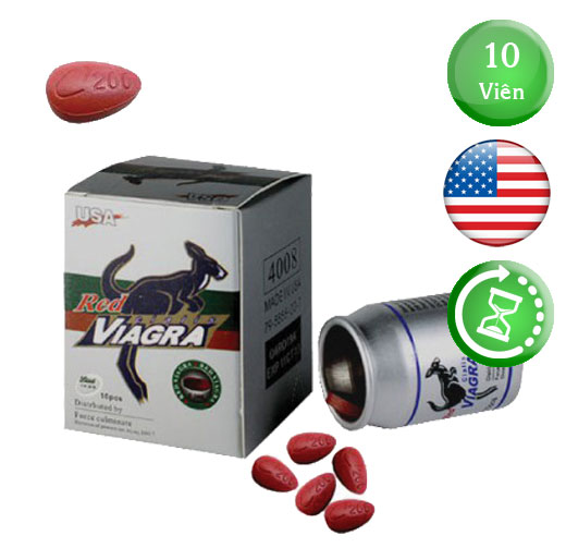 Viagra - Thuốc cường dương Viagra của Mỹ hộp 10 viên C200