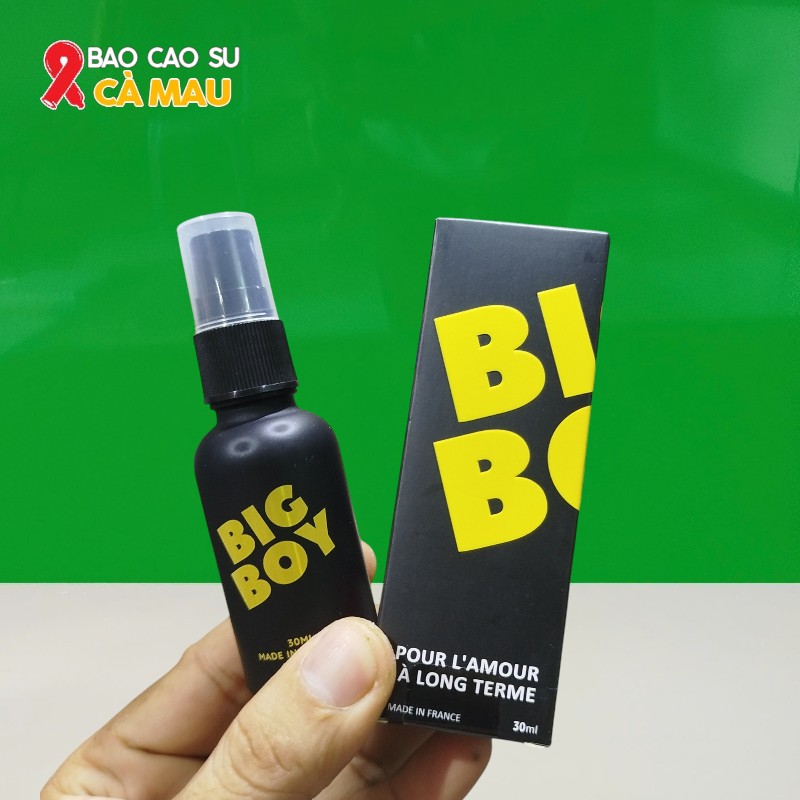 Big Boy Thuốc Xịt Chính Hãng Kéo Dài Thời Gian Quan Hệ Của Pháp Tại Bao Cao Su Cà Mau