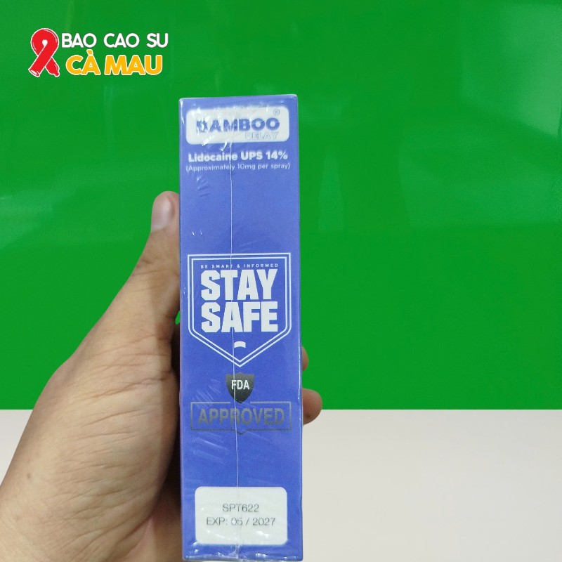 Thuốc xịt Bamboo Delay kéo dài thời gian quan hệ chính hãng của Mỹ tại Bao Cao Su Cà Mau