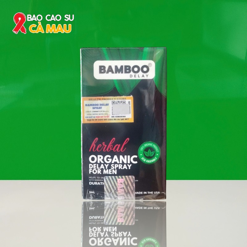 Thuốc Xịt Thảo Dược Bamboo Herbal Organic – Kéo Dài Thời Gian Hiệu Quả Tại Cà Mau