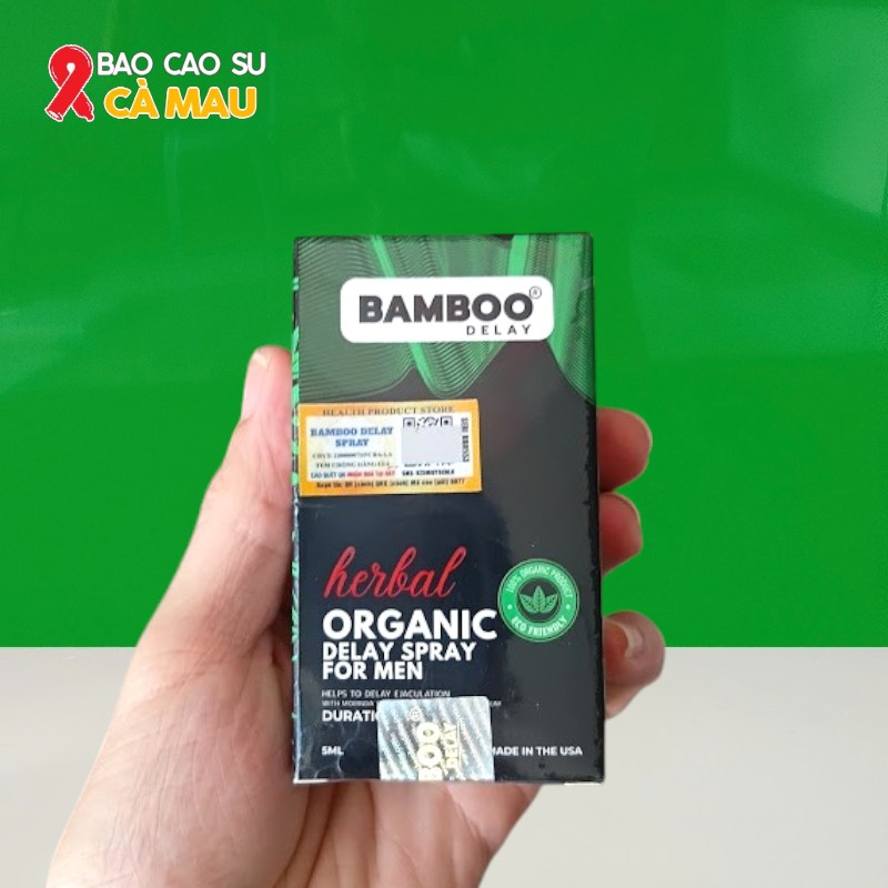 Thuốc Xịt Thảo Dược Bamboo Herbal Organic – Kéo Dài Thời Gian Hiệu Quả Tại Cà Mau
