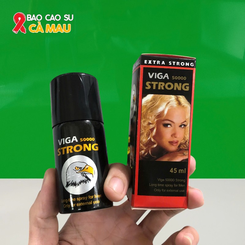 Thuốc Xịt Viga Strong 50000 Chống Xuất Tinh Sớm Của Đức Tại Bao Cao Su Cà Mau