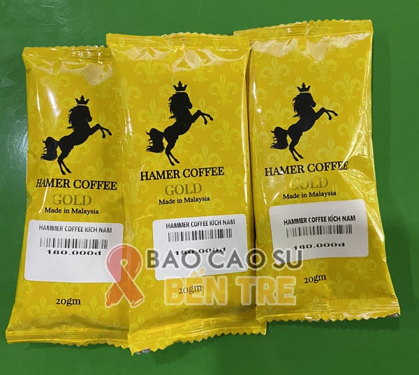 Hamer Coffee Gold 20mg - Hamer Cà phê tăng cường sinh lý Nam
